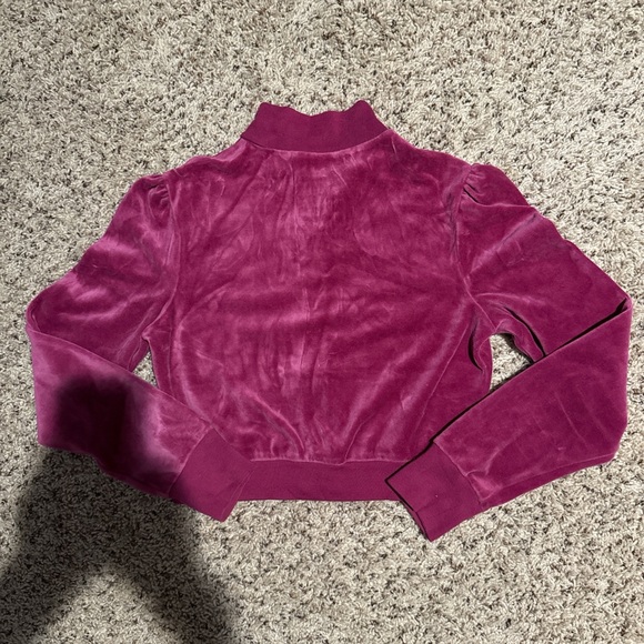 Y2K Victoria's Secret CATALOG BRAND Plush & Lush size small mauve tracksuit - Picture 4 of 7